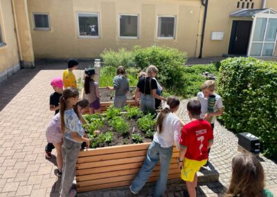 Neue Hochbeete an der Mittelschule Siegsdorf