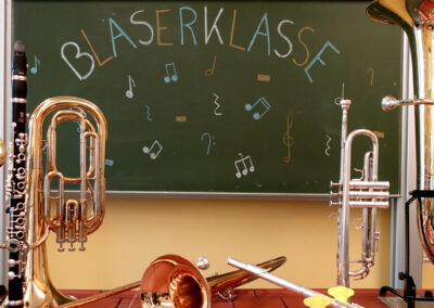 Bläserklasse spielte im Altenheim Siegsdorf